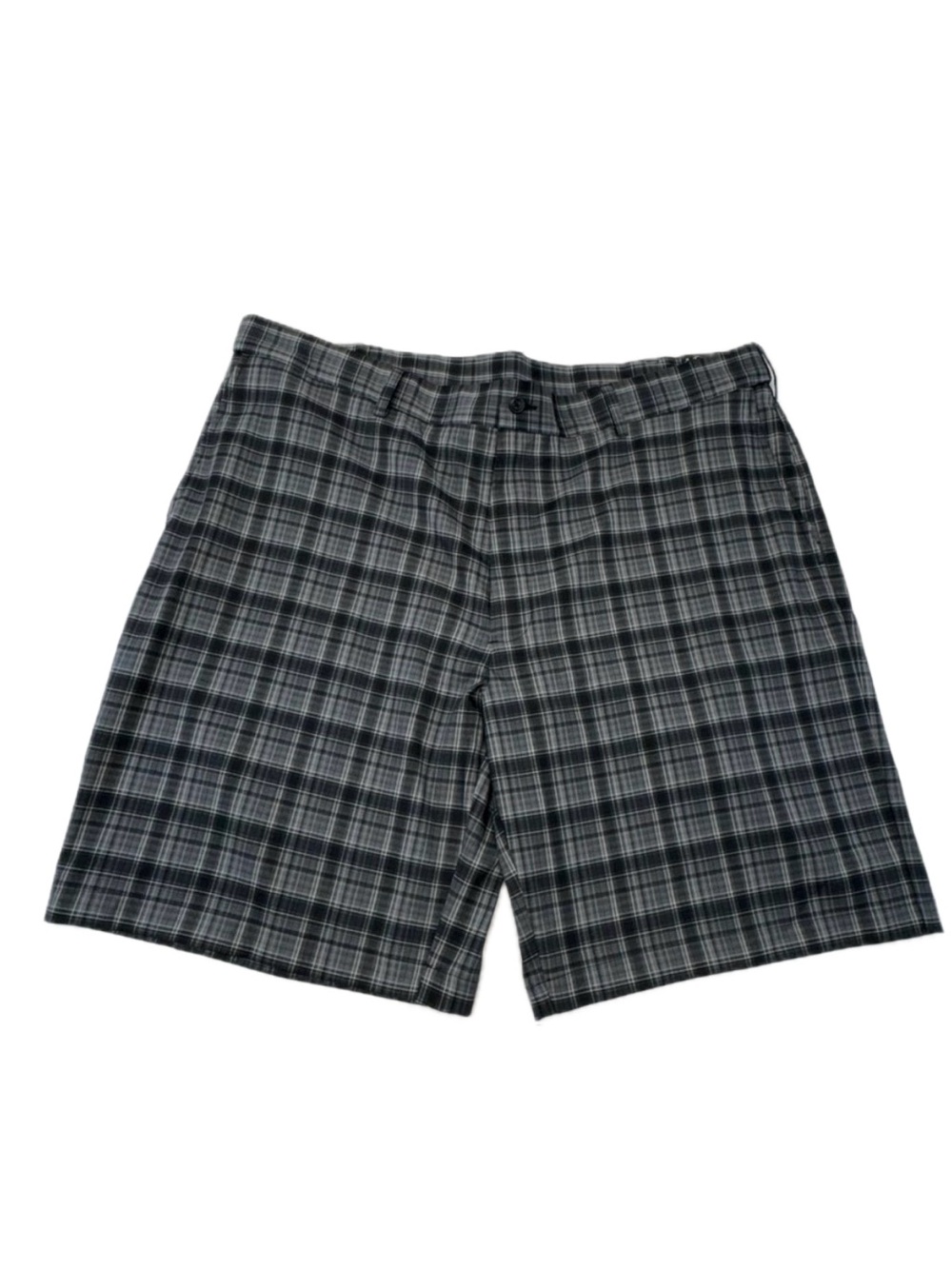 NWT Grand Slam Motion Flow Gray Plaid Golf Shorts - Men's Size 42